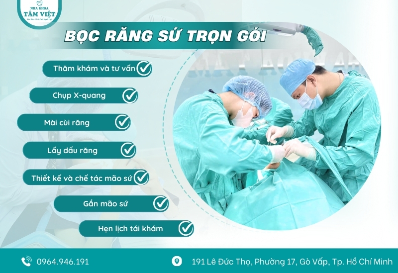 Cập nhật bảng giá bọc răng sứ trọn gói mới nhất tại nha khoa 2 Bọc răng sứ trọn gói bao gồm những chi phí nào?