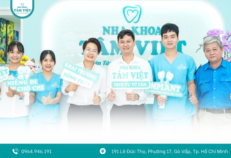 Cấy ghép implant giá rẻ nhất tại nha khoa uy tín Gò Vấp 4 Nha khoa Tâm Việt - Nha khoa cấy ghép implant giá rẻ nhất tại Gò Vấp