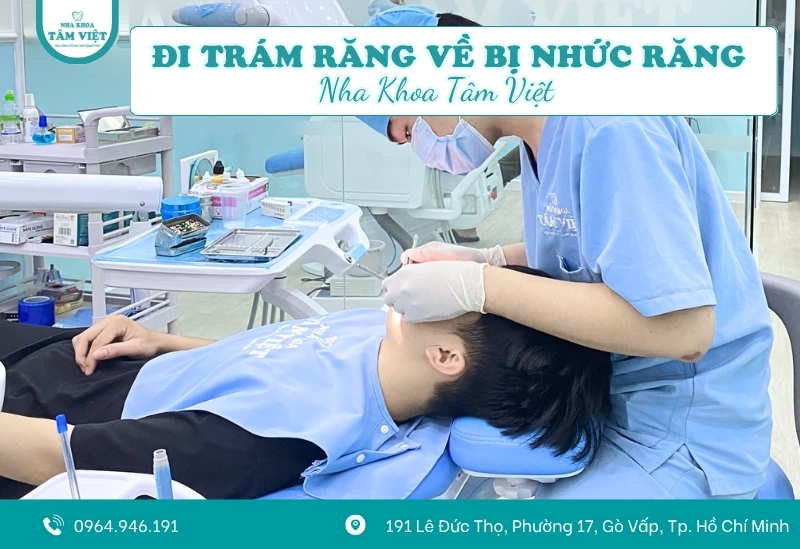 Đi trám răng về bị nhức răng phải làm sao?