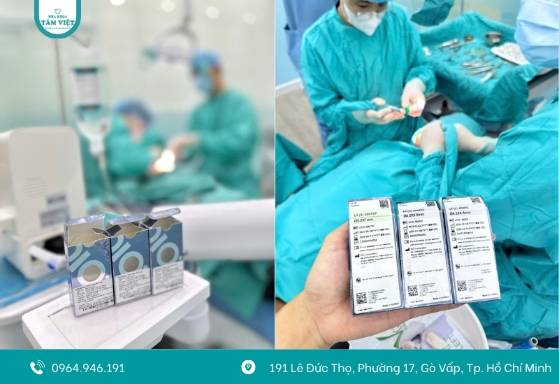 Sử dụng trụ implant chất lượng