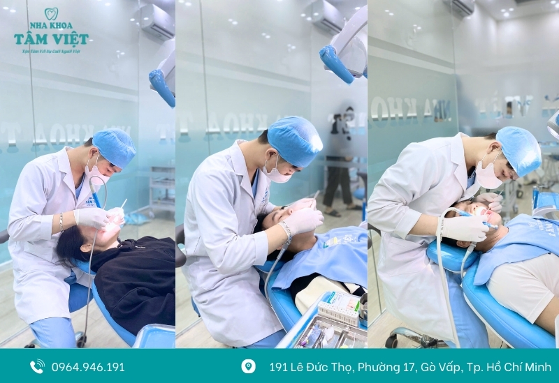 Địa chỉ cạo vôi răng TPHCM uy tín, chuyên nghiệp 6 Thao tác cạo vôi nhẹ nhàng bằng công nghệ siêu âm