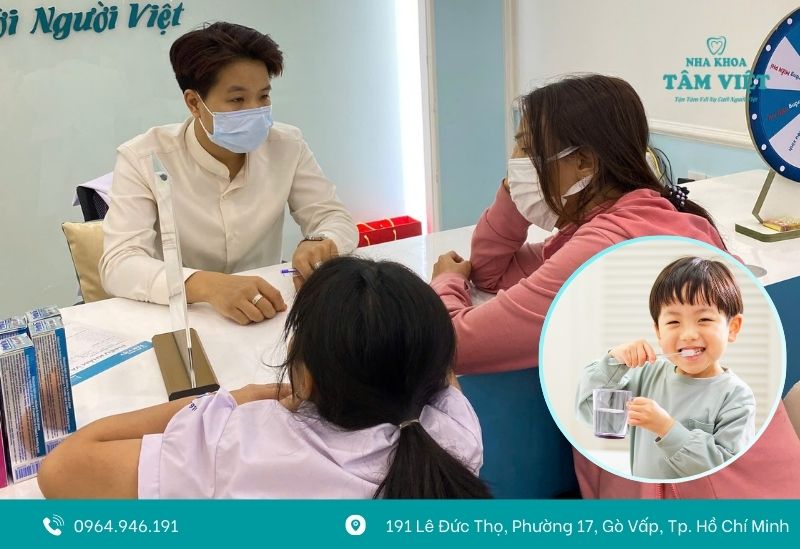Rèn cho trẻ đánh răng ít nhất 2 lần/ngày