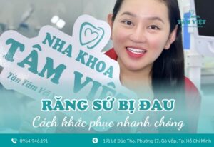 răng sứ bị đau nhức