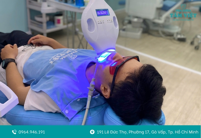 Tẩy trắng răng tại phòng khám an toàn, hiệu quả