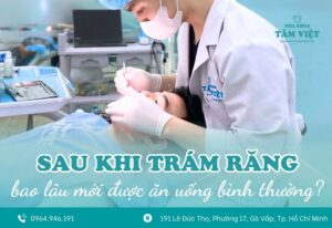 Trám răng xong bao lâu mới được ăn