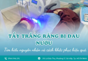 Tẩy trắng răng bị đau nướu phải làm sao?