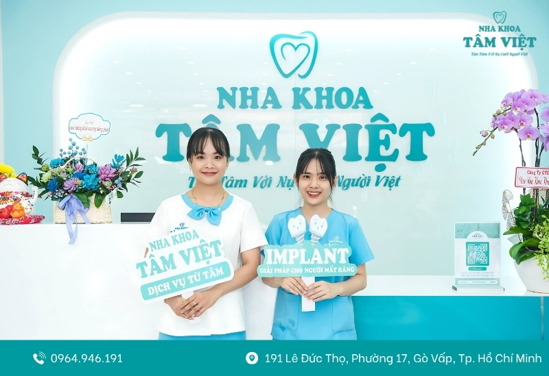 Nha khoa Tâm Việt - Địa chỉ tẩy trắng răng Gò Vấp an toàn, chuyên nghiệp
