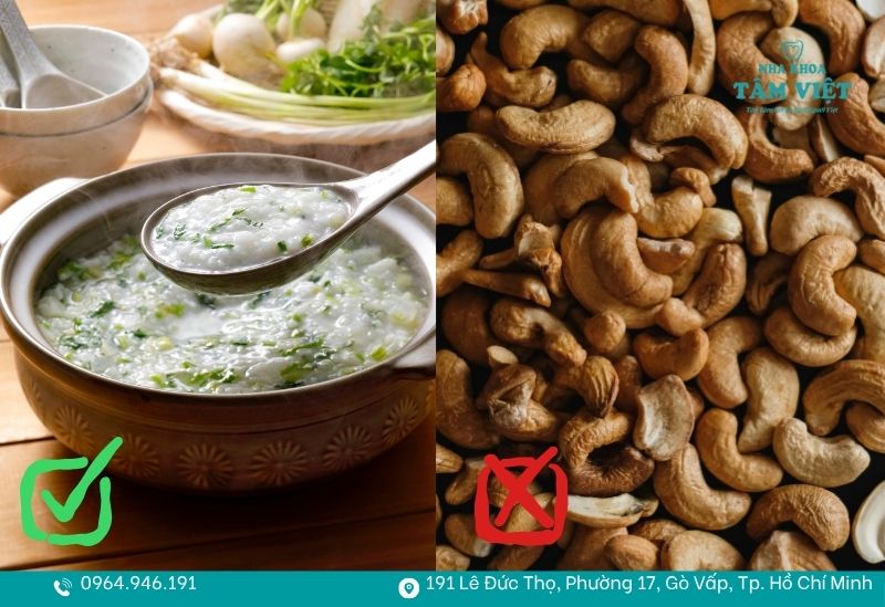 Hạn chế thức ăn quá cứng