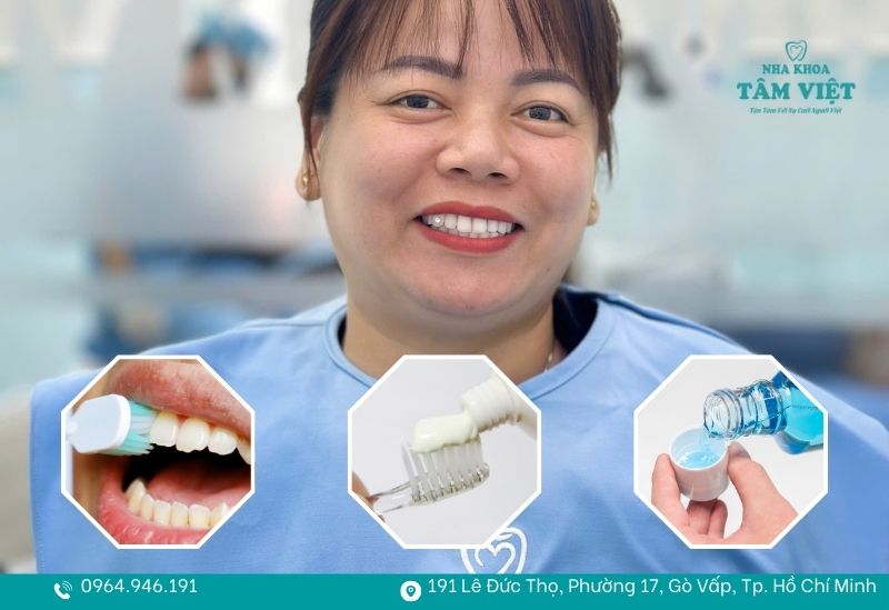 Cách chăm sóc răng sứ sau khi bọc để sử dụng lâu dài, bền đẹp 3 Vệ sinh răng sứ kỹ lưỡng