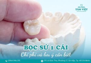 bọc răng sứ 1 cái có được không
