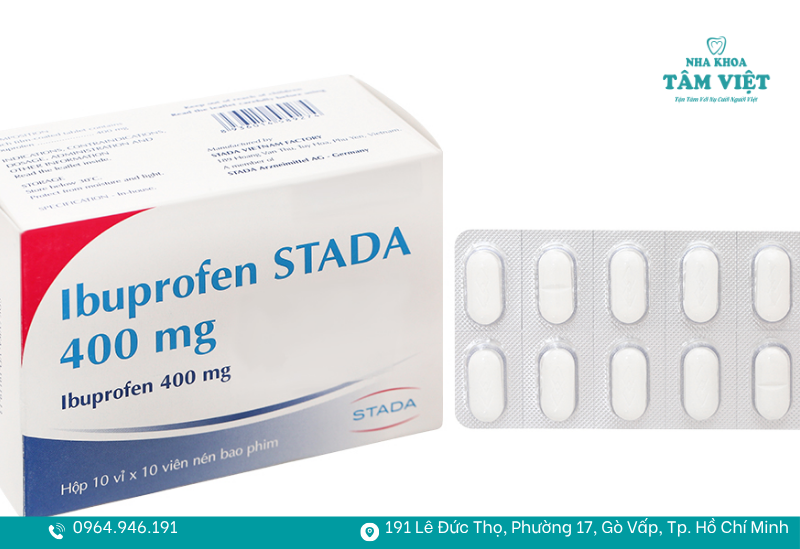 Các loại thuốc như ibuprofen hoặc thuốc hỗ trợ khác