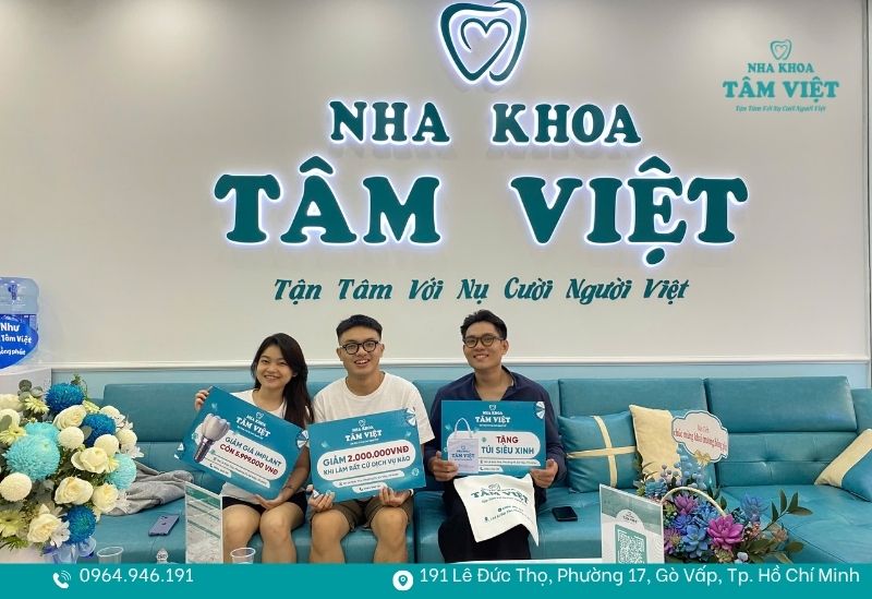 Nha khoa Tâm Việt có đa dạng dòng răng sứ cao cấp