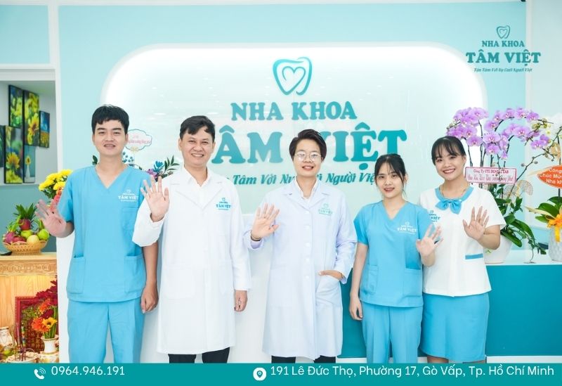 Gợi ý nha khoa thẩm mỹ HCM giá rẻ và uy tín 3 Nha khoa Tâm Việt sở hữu đội ngũ bác sĩ chuyên môn cao