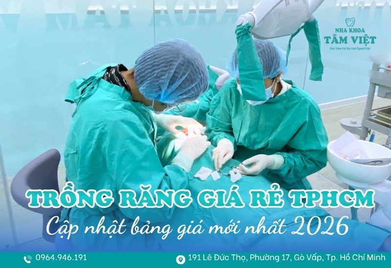 trồng răng giá rẻ tại TPHCM